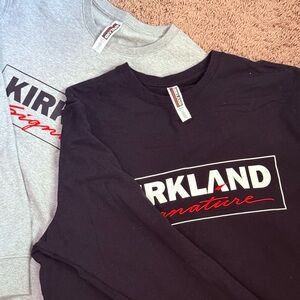Kirkland Signature Black and Gray Sweaters